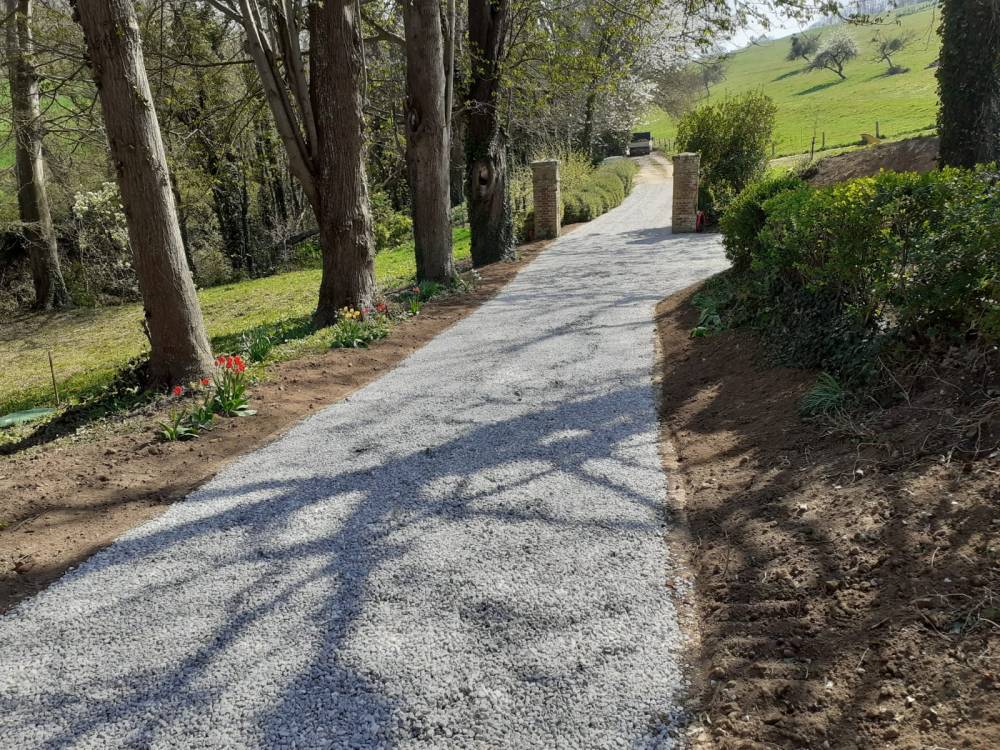 travaux de terrassement près de Dieppe