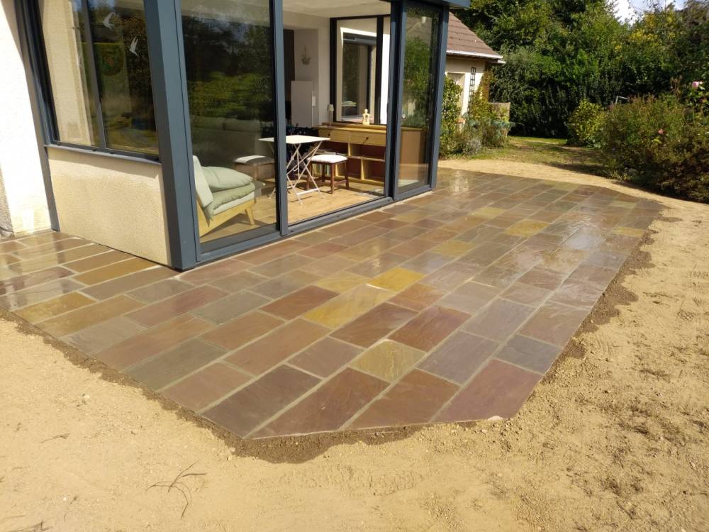Terrasse près de Luneray