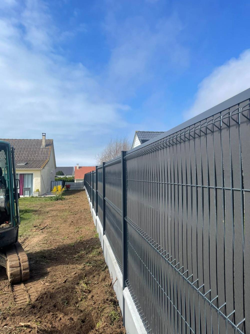 Installation de clôture près de Saint Aubin sur Scie