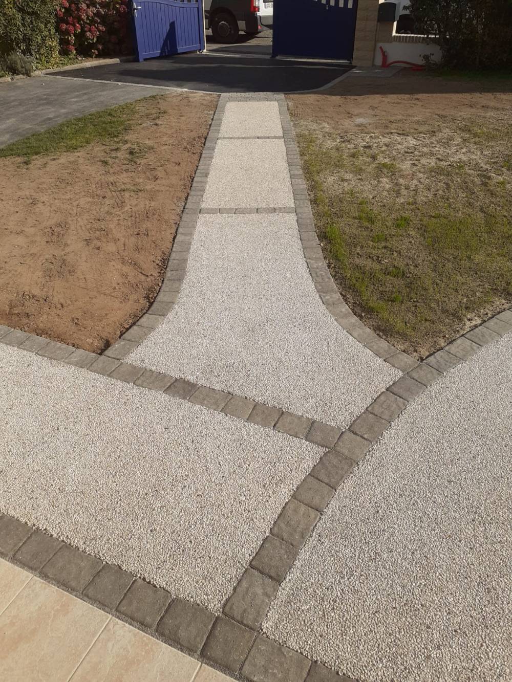 Allée de jardin près de Dieppe