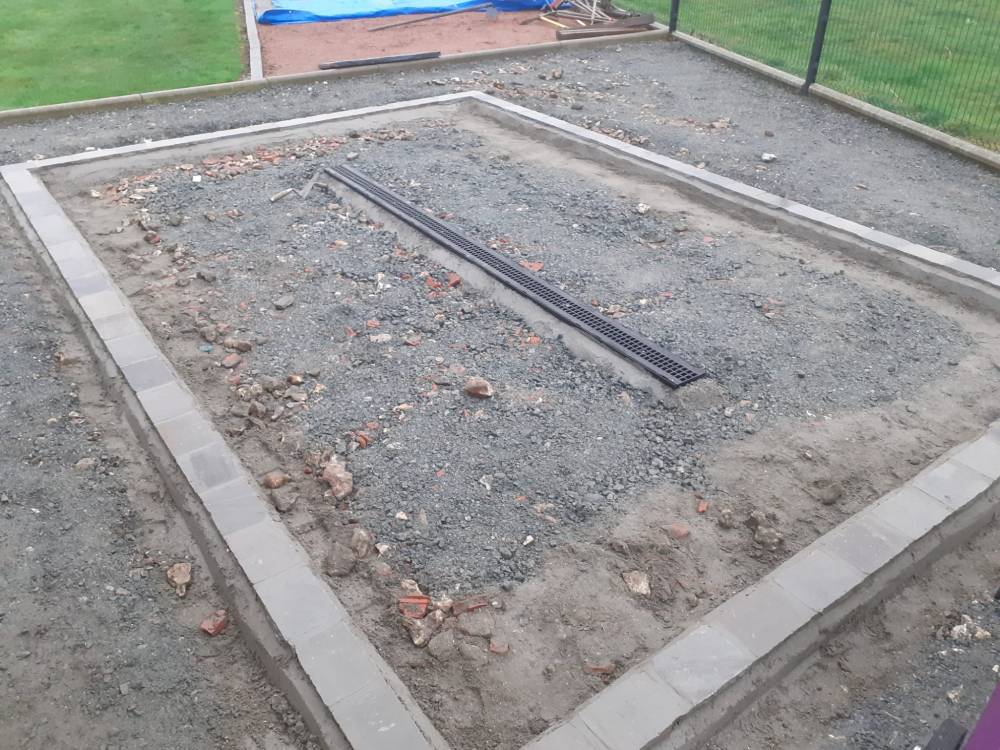 Terrassement près de Val-de-Scie